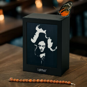 Divine Glow of Shiv – Shadow Box Frame with Artistic Radiance