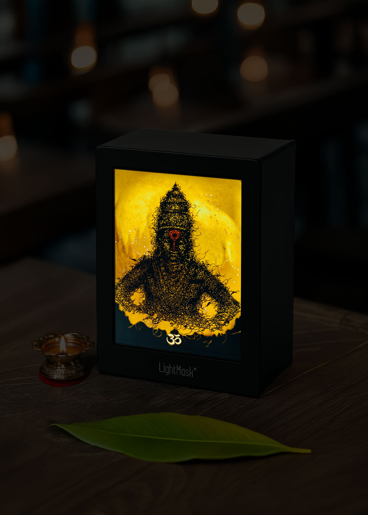 Vitthal Darshan Shadow Box Frame – Glowing Divine Presence of the Lord