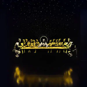 The Last Supper – Sacred LightMask Shadow Box with LED Illumination
