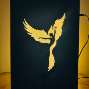 Radiant Woman – Shadow Box Frame with LED Light | Women’s Day Special Tribute to Freedom & Grace