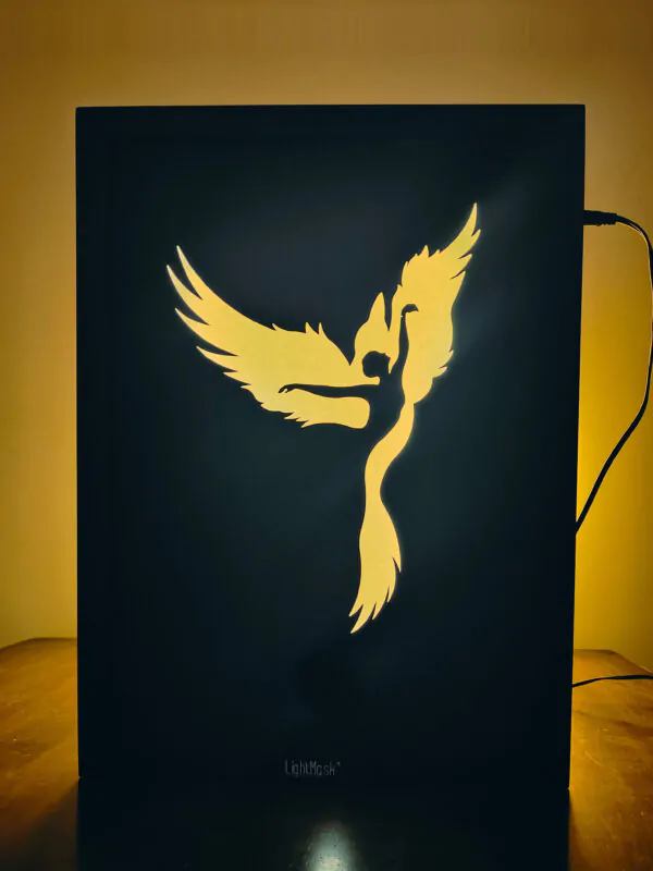 Radiant Woman – Shadow Box Frame with LED Light | Women’s Day Special Tribute to Freedom & Grace