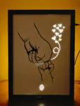 Father & Child Bond – Shadow Box Frame with LED Light | A Touch of Eternal Love