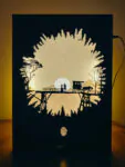 Vintage Love Story – Shadow Box Frame with LED Light | Romantic Fairytale Decor