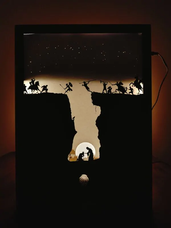 Jesus Peace Over – Shadow Box Frame of Hope, Unity & Reconciliation